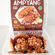 Ampyang Jahe 300 GR Toples / Ampyang Dipta / Ampyang Kacang Gula Jawa / Khas Solo / Gula Kacang Jahe