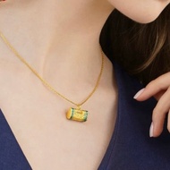 ˋ ˊbetty の Castle ˊ Color Retention 24K Ruyi Lock Pendant