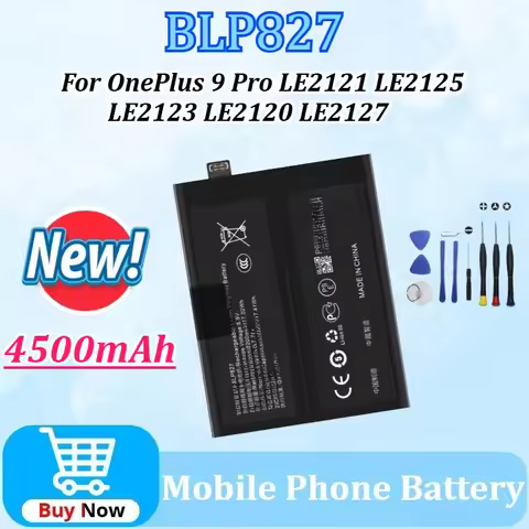 BLP827 4500mAh Battery for OnePlus 9 Pro/1+9Pro LE2121 LE2125 LE2123 LE2120 LE2127 with Repair Tools