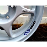 Enkei Rpo1 Sticker 1set8pcs Auto option Myvi Wira Axia Alza Saga Flx Waja Persona Vios City/Sport Ri