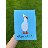 Birthday card goose A5 Art