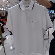 ARNOLD PALMER Polo shirt pria 100% cotton Regularfit,PUTIH