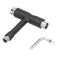 Skateboard Hex Wrench  T‑Wrench Multi‑Function Skate Tool Portable Manual Tightening for Car Repair 