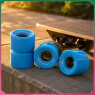 [LzdzlxaaMY] Polyurethane Skateboard Wheels 60x45mm Set HR78A Firm Longboard Street Wheels
