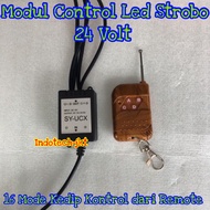 Modul Kedip Strobo 24 Volt REMOTE CONTROL