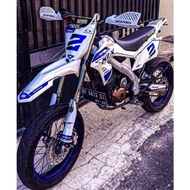 DECAL KLX BF - DTRACKER PUTIH FULL BODY