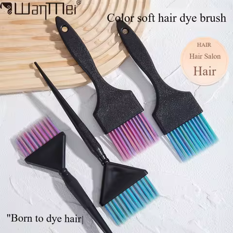 WANMEI Barber Shop Highlight Board Tools Professional Soft Hair Dyeing Comb Dyeing Sweep Paris Paint