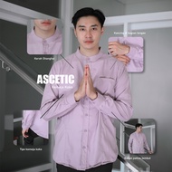 KEMEJA Ereste Men's Long Sleeve Shirt Ascetic Lilac