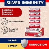 Sangobion Capsule Supplement for Anemia, 10 Strips tablet