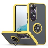 Vỏ cho Oppo A60 A 60 opo 60A 4G 2024 cph2631 vỏ điện thoại đa chức năng dạng nhẫn từ tính đứng vỏ bả