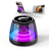 Magnetic Bluetooth Speaker RGB Mini Portable Speaker Magnetic Phone Holder Ring Wireless Sound Box B