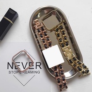T500 T55 X8 X7 M16 smart watch strap Leather Stainless Luxurious 42/44mm Bracelet For iWatch 6 5 4 3