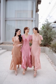 Firrr-Ila Dress- ชุดใส่เที่ยว ชุดออกงาน ชุดเพื่อนเจ้าสาว