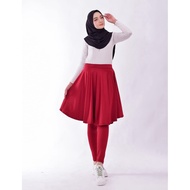 WOMEN'S LONG SPORT SKIRT LEGING LEGGING SPORT SKIRT ZUMBA GYM ZN SPORT