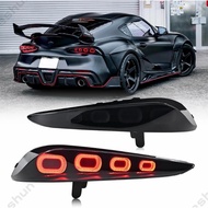 Pair Full LED Taillights For Toyota GR Supra A90 A91 GT4 2020 2021 2022 2023 2024 Taillamp Rear Lamp