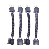 1-10Pcs H4 Male Female Bulb Socket Conversion Cable Car Headlight Adapter Wiring Harness Connector 9