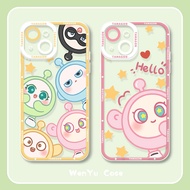 Suitable for Apple 16/17 Transparent iPhone16Pro Phone Case Cartoon Can 14Pro Game 1 Aberdeen Party 