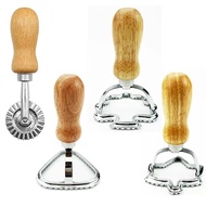 Ravioli Pasta Cutter Set, Ravioli Stamp Maker With Wooden Handle For Ravioli, Pasta, Dumplings Lasag