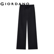 GIORDANO WOMEN Women's French Terry Drawstring Knit Pants 0 05415801