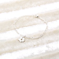 【Angel & Me】愛心 幸運草 s925 純銀 手鍊 腳鍊 情人節 禮物