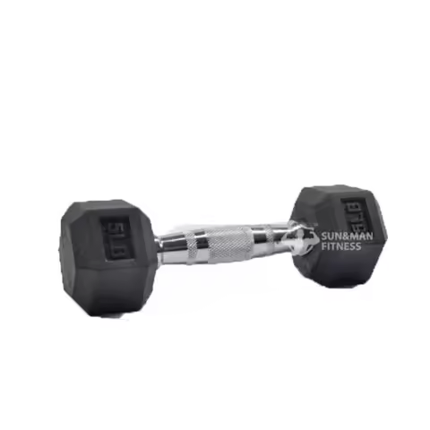 Hex Rubber Dumbbell Sets / Dumbbell 5kg