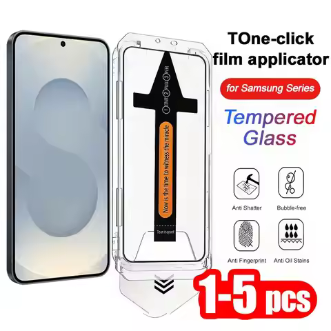1-5Pcs HD Dust-proof Screen Protector For Samsung S25 Ultra S26 S24 Plus A55 A54 A35 A34 A73 A72 S23