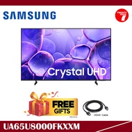 [ Delivered by Seller ] SAMSUNG 65" Crystal UHD U8000F 4K Smart TV (2025) - UA65U8000FKXXM