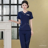 [Can Be Opened Unified] Foot Therapy Women's Technician Clothes High-End Temperament Suit Beauty Sal