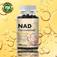 1500mg liposomal NAD supplement, 98% pure NAD+supplement, with strong absorption, can enhance anti-a