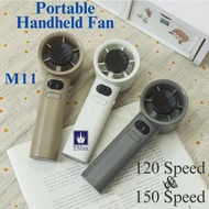 Kipas Tangan Mudah Alih M11 Portable Handheld Fan Powerful 150 Speed Adjustable Fan Mini Fan