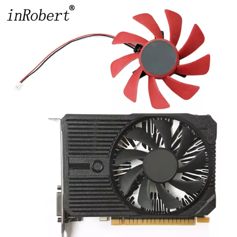 Video Card Fan For GeForce GTX 1050 Mini 2GB GTX 1050 Ti Mini 4GB T129215SH 85MM 2Pin Graphics Card 