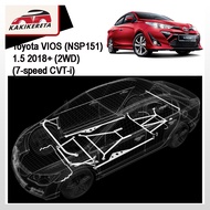 Toyota VIOS (NSP151) 1.5 2018+ (2WD)(7-speed CVT-i) 100%Original Ultra Racing Bar (FUII SET Ultra Ra