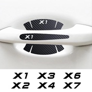 8PCS Car Door Handle Bowl Stickers Apply For Bmw X5 E83 X3 X1 E84 F49 X7 V8 X2 F39 X6 E71 E72 X4 Ant