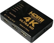 [localstore.my] (Support PS4/PS5) 5 Ports 4K HDMl Switch Selector Switcher Splitter Hub with Remote 