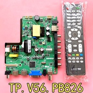 Good tested LCD TV LED-808 LED32E307 32 inch 3-in-1 motherboard tp.v56.pb816 tp.v56.pb826 skr.816 tp