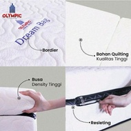 Olympic Dream bag mattress 90x195 cm thick 10 cm thick folding foam mattress