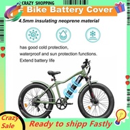 Weatherproof E-Bike Battery Cover E-Bike Frame Cold and Dustproof Cover E-Bike Lithium Battery Cover