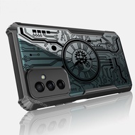 Mechanical Watch Mobile phone Case Realme 7 Pro 7i 6i 5i 5S 6 5 C3 C17 Shockproof Casing Transparent