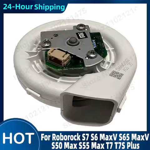 Original Ventilator Fan Motor Accessories For Roborock S7 S6 MaxV S65 MaxV S50 Max S55 Max T7 T7S Pl