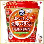 "Complete Meal: Nissin Foods Tomato Cream Porridge - 6 Pack - Protein-Rich Cup Soup with Balanced PF