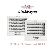 LVSH StickieLash Pre-Glued Pre-Bond Stick It Eyelash Cluster No Mess DIY Eyelash Extensions Lashes