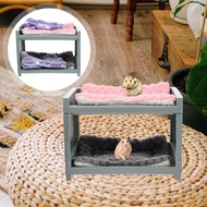 # House Bunk Bed Portable Hammock Hamster Bedmat Guinea Pig,