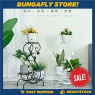 🔥PROMOTION🔥 3 Tier Flower Rack Pot Plant Stand S Style Rak Pasu Pokok Bunga 3 Tingkat Stail S 0144