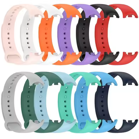 Watch Strap for Xiaomi Mi Band 8-9 NFC Bracelet Accessorie Sport Silicone Smartwatch Wristband corre