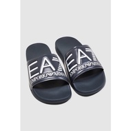 Armani EMPORIO EA7 SLIDES NAVY LOGO ORIGINAL AUTHENTIC