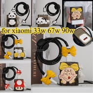 Cute Panda charger cover Compatible for xiaomi  67W MDY-15-ET 33W45W MDY-16-EF 90w XM14T 11 13T 13 S