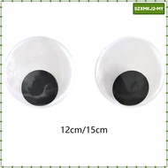 [szxmkj2] Googly Wiggle Eyes 3D Effect Decoration Large Embellishments Handmade Sticky Eyes for Doll