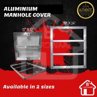 ALUMINIUM MANHOLE COVER 12"X12" & 18"X24“