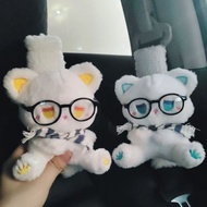 emo小猫熊呆呆安全带护肩套护肩装饰汽车内饰用品防勒公仔Emo Kitten Bear Dumbo Seat Belt Shoulder Cover20251107