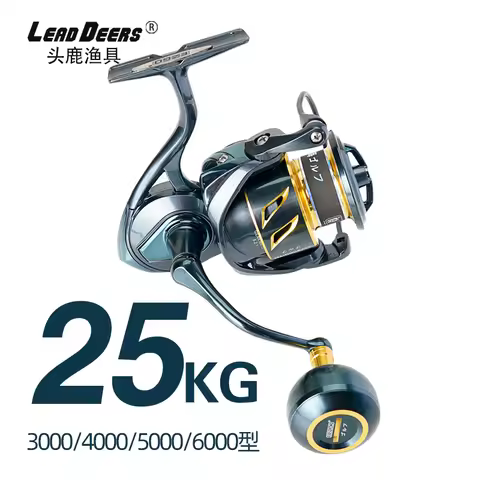 Leaddeers Full Metal Saltist 3000-4000-5000-60000 Spinning Jigging Reel Spinning Reel 10BB Alloy Ree